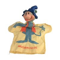 Vintage 1964 Ideal Mushmouse Hand Puppet
