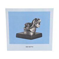 Vintage 1983 Franklin Mint De Soto Pewter Hood Ornament Replica