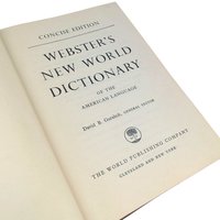 1959 Webster's New World Dictionary Hardcover