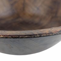 Vintage 4 Piece Woven Wood Salad Bowl Set