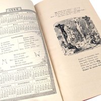 1883 Christlig Chronika Kalender Swedish Book
