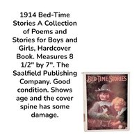 1914 Bed-Time Stories for Boys and Girls: Saalfield Publishing