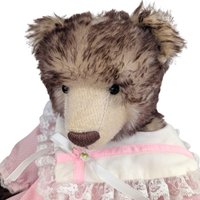 Vintage Handmade Mohair Bear by Debra Bistodeau