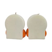 Vintage Papel Halloween Scenic Wax Candles
