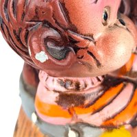 Vintage Barrel of Monkeys Ceramic Bank