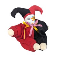 Vintage Small Flower Face Jester Doll