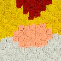 Pair of Handmade Completed Crochet Gnome Wall Hangings