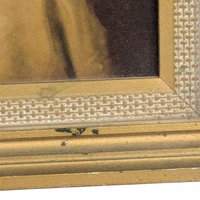 1941 Head of Christ Framed Lithograph: Kriebel and Bates