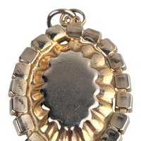 Vintage Rhinestone Starburst Pendant