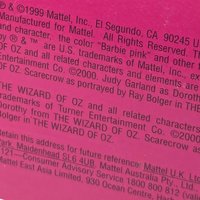 1999 Wizard of Oz Ken as the Cowardly Lion Barbie Doll