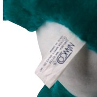 Vintage Nanco Bandit Green Raccoon Plush