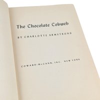 1948 Charlotte Armstrong The Chocolate Cobweb Hardcover Book