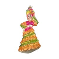 Vintage Midwest Importers Little Dancer Glass Ornament