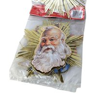 1991 Roman Inc Santa Starburst Ornament Set