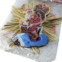 1991 Roman Inc Santa Starburst Ornament Set