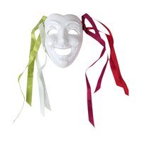 1984 Kurt Adler Santa's World Porcelain Mask Ornament