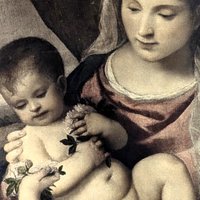 Vintage Titian Madonna del S. Antonio Framed Art Print