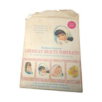 Vintage 1960s Northern Tissue "American Beauty" Portraits, Set of 4
