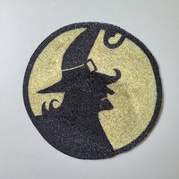 Vintage Beaded Witch Placemat
