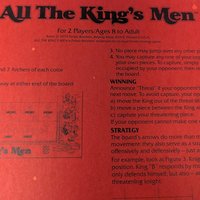 1979 All The King's Men Parker Brothers Game