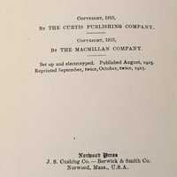 1915 The Pentecost of Calamity by Owen Wister