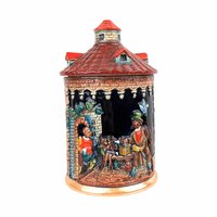 Vintage West German Ceramic Lidded Storage Jar