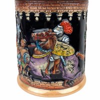 Vintage West German Ceramic Lidded Storage Jar