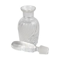 Vintage Lenox "Windswept" Clear Glass Perfume Bottle