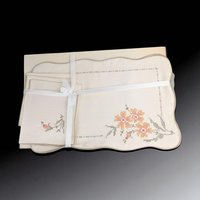 Vintage Bucilla 8-Piece Placemat and Napkin Set