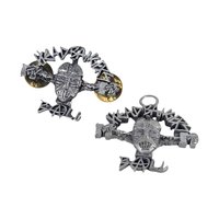 1993 MTV Headbangers Ball Pewter Pendant and Pin Set