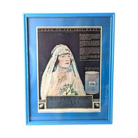 Vintage 1970s Nostalgia Ad Framed Print Set - 3 Pieces