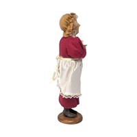 Vintage 12.5" Christmas Caroler Woman Figurine
