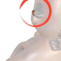 Vintage Ceramic Baby Talcum Powder Shaker