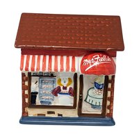 Vintage Handpainted Mrs. Fields Storefront Cookie Jar