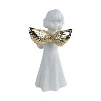 Vintage Dept. 56 Winter Silhouette Choir Angel Candle Holder
