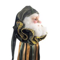 Vintage 15.5" Whimsical Fringe Santa Tabletop Decor