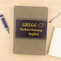 1956 Gregg Shorthand Dictionary Simplified Hardcover