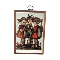 Pair of 1981 ARS Hummel Wood Wall Hangings