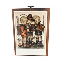 Pair of 1981 ARS Hummel Wood Wall Hangings