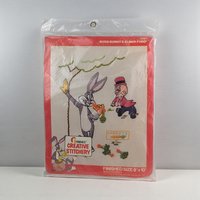 1978 Bugs Bunny Elmer Fudd Embroidery Kit