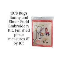 1978 Bugs Bunny Elmer Fudd Embroidery Kit