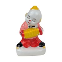 Vintage Ceramic Musical Clown Trio Figurines