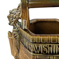 Vintage McCoy 'Wishing Well' Ceramic Planter