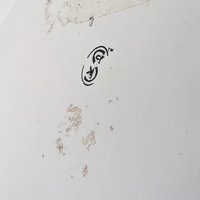 Vintage Cream-Clothed Father Christmas with Lambs