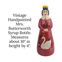 1983 Hand Painted Mrs. Butterworth Syrup Bottle