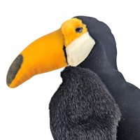 1999 KM Plush Toucan Bird Hand Puppet