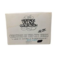 1988 Dept 56 Variety Store and Barber Shop Christmas in the City Series