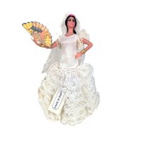 Vintage Pair of 6.5" Marin Chiclana Spain Flamenco Dolls