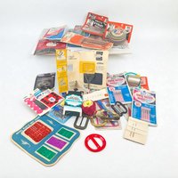 Vintage Mid-Century Sewing Notions and Accessories Lot