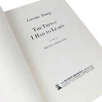 1961 The Things I Had To Learn Loretta Young Hardcover